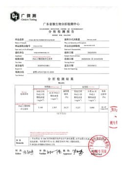 H13 Hepa filter test report H13 Hepa filter test report