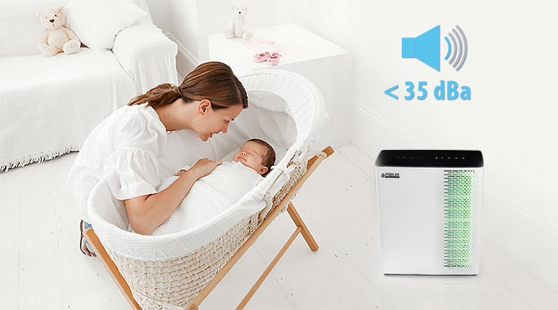 Hygea Air Pro е изключително тих - само 35 dBa